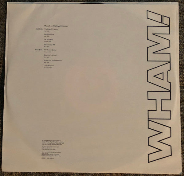 Wham! : Music From The Edge Of Heaven (LP, Album, M/Print)