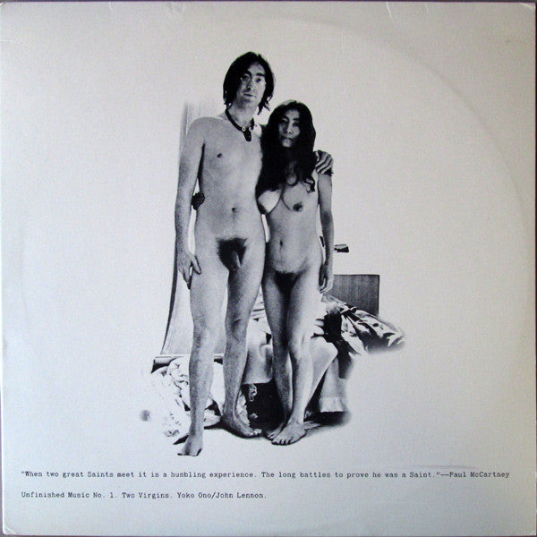 John Lennon & Yoko Ono : Unfinished Music No. 1. Two Virgins (LP, Album, RE)