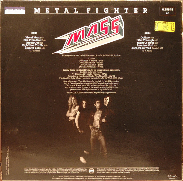 Mass (25) : Metal Fighter (LP, Album, DMM)