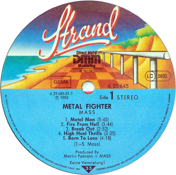 Mass (25) : Metal Fighter (LP, Album, DMM)