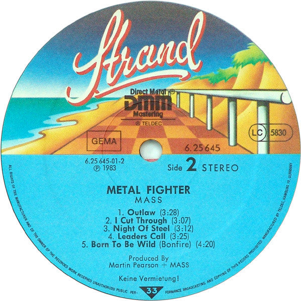 Mass (25) : Metal Fighter (LP, Album, DMM)