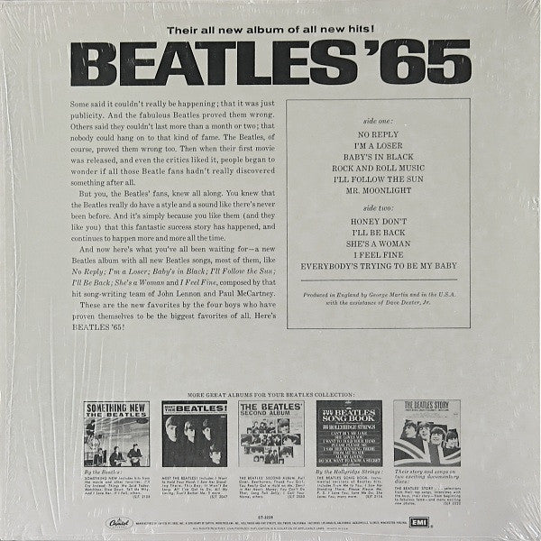 The Beatles : Beatles '65 (LP, Album, RP, Jac)