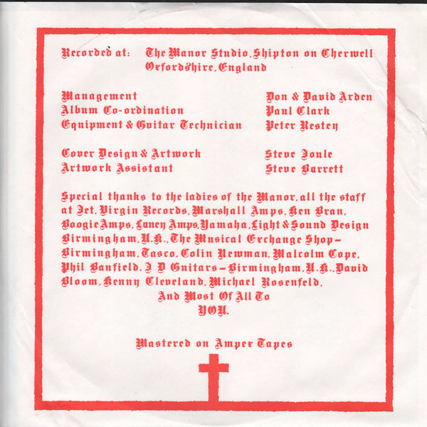 Black Sabbath : Born Again (LP, Album, Win)