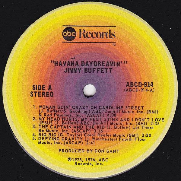 Jimmy Buffett : Havaña Daydreamin' (LP, RE, Gat)