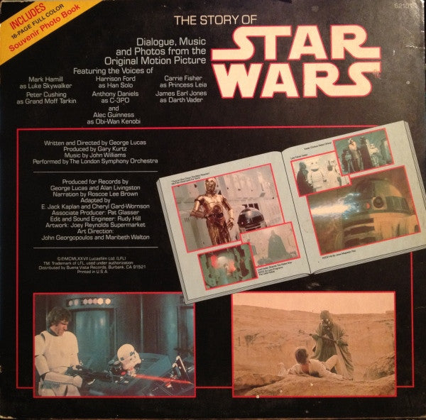 London Symphony Orchestra : The Story Of Star Wars (LP, Album, RE)