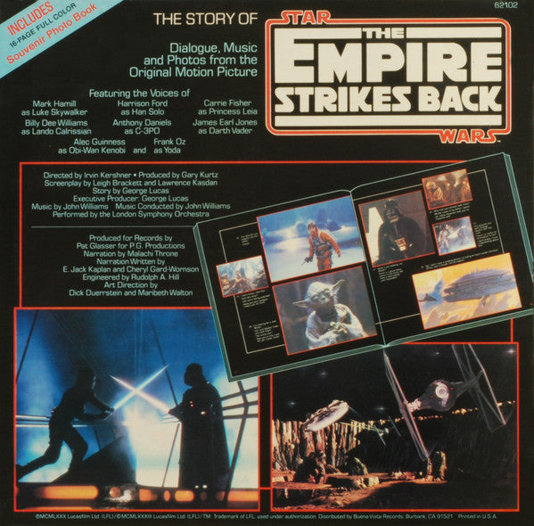 London Symphony Orchestra : The Story Of The Empire Strikes Back (LP, Album, RE)