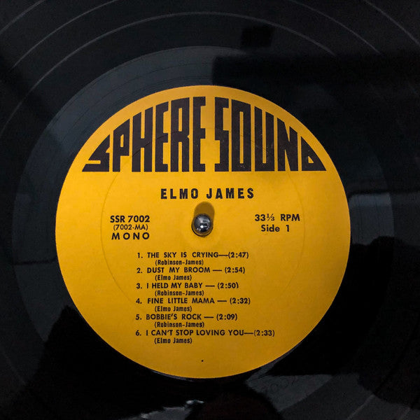Elmore James : The Sky Is Crying (LP, Album, Mono, Yel)