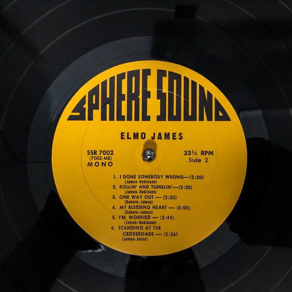 Elmore James : The Sky Is Crying (LP, Album, Mono, Yel)