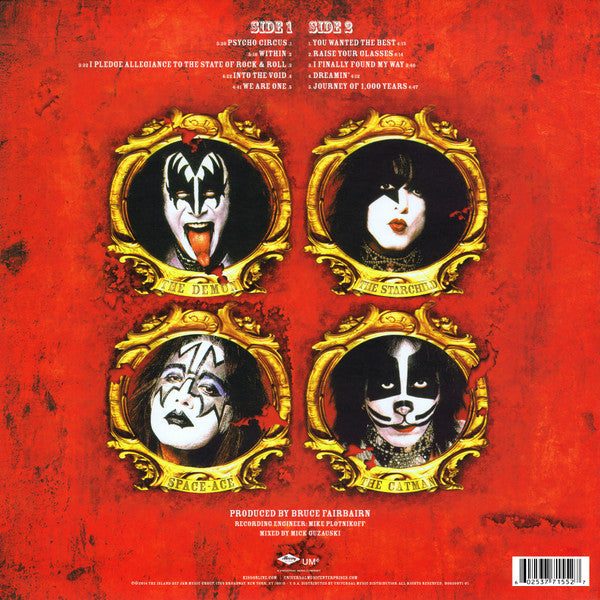 Kiss : Psycho Circus (LP, Album, RE, 180)