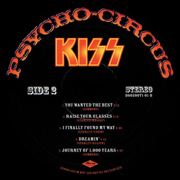 Kiss : Psycho Circus (LP, Album, RE, 180)