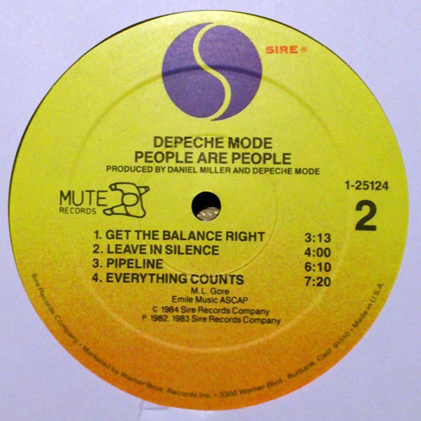 Depeche Mode : People Are People (LP, Comp, Spe)