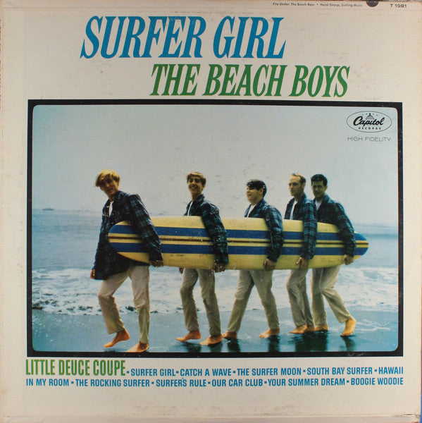 The Beach Boys : Surfer Girl (LP, Album, Mono, Scr)