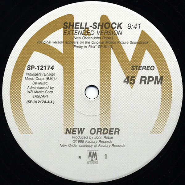 New Order : Shellshock (12", RCA)