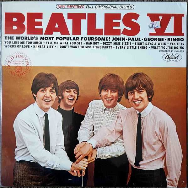 The Beatles : Beatles VI (LP, Album, RE, Rai)