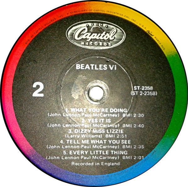 The Beatles : Beatles VI (LP, Album, RE, Rai)