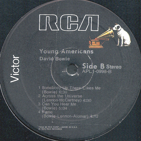 David Bowie : Young Americans (LP, Album, RP)