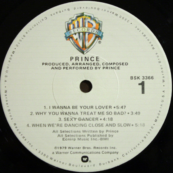 Prince : Prince (LP, Album, RP, Jac)