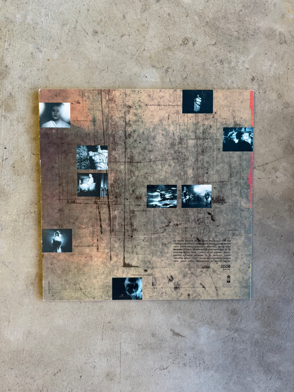 Various Artists • Lonely Is An Eyesore | 4AD 12" Black Vinyl