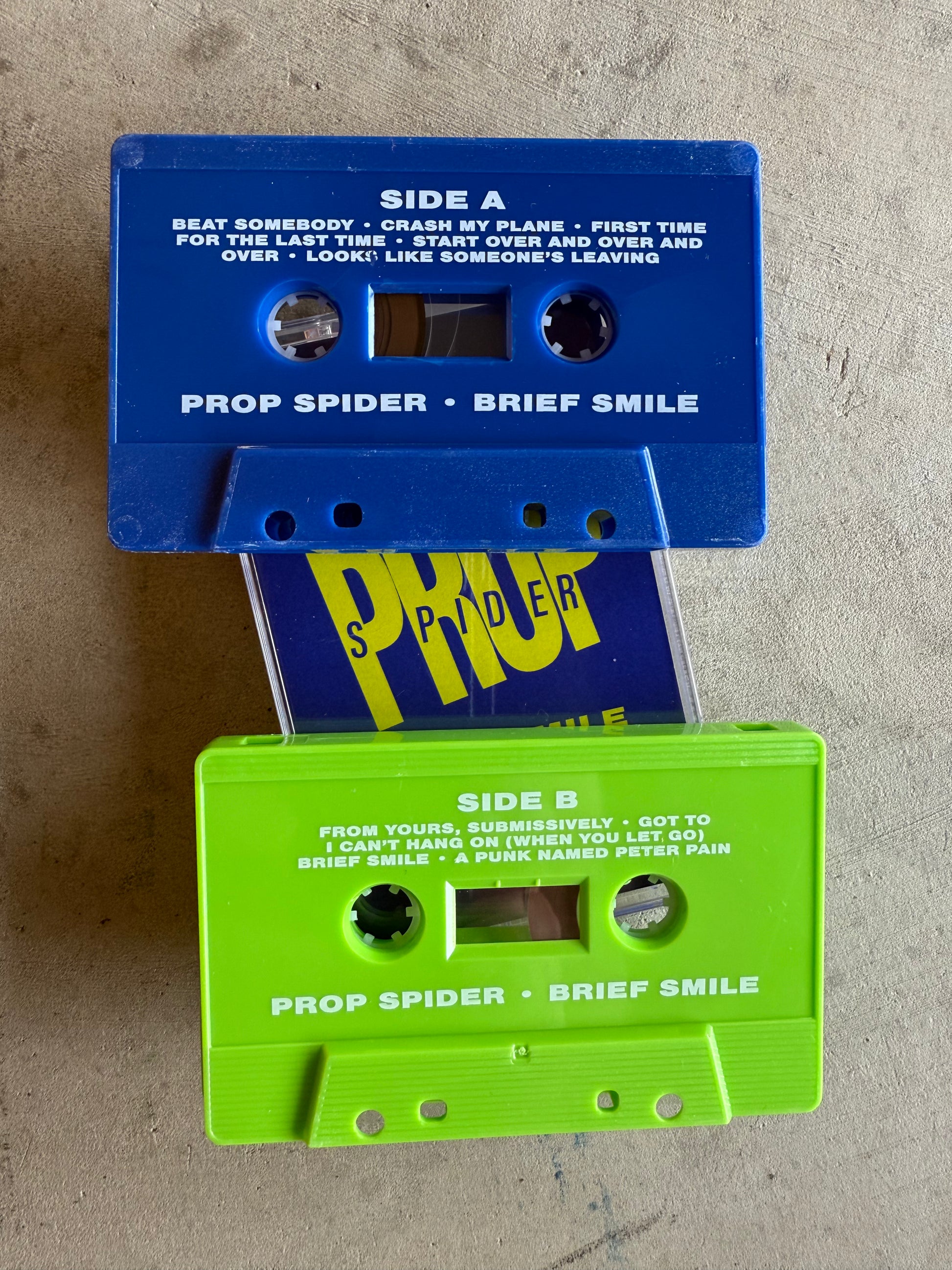 Prop Spider • Brief Smile | Blue or Lime Green Cassette