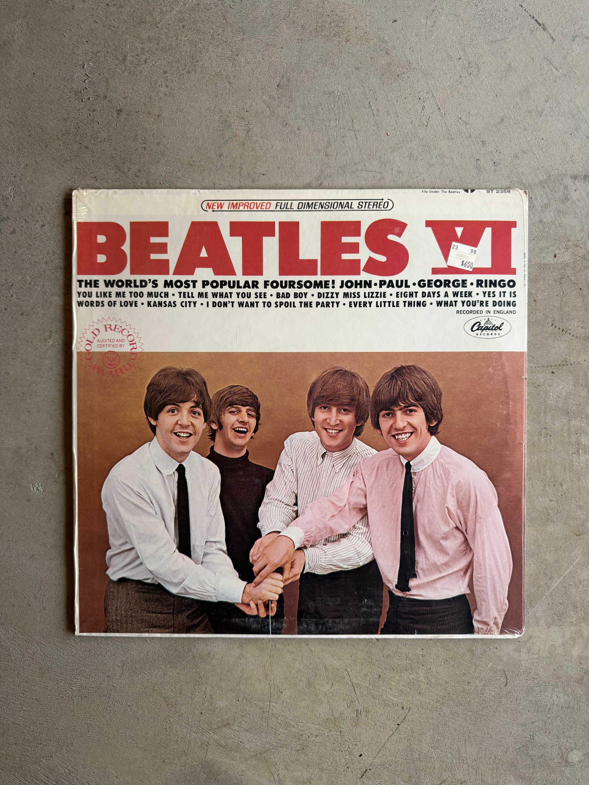 The Beatles • VI | Vintage SEALED LP