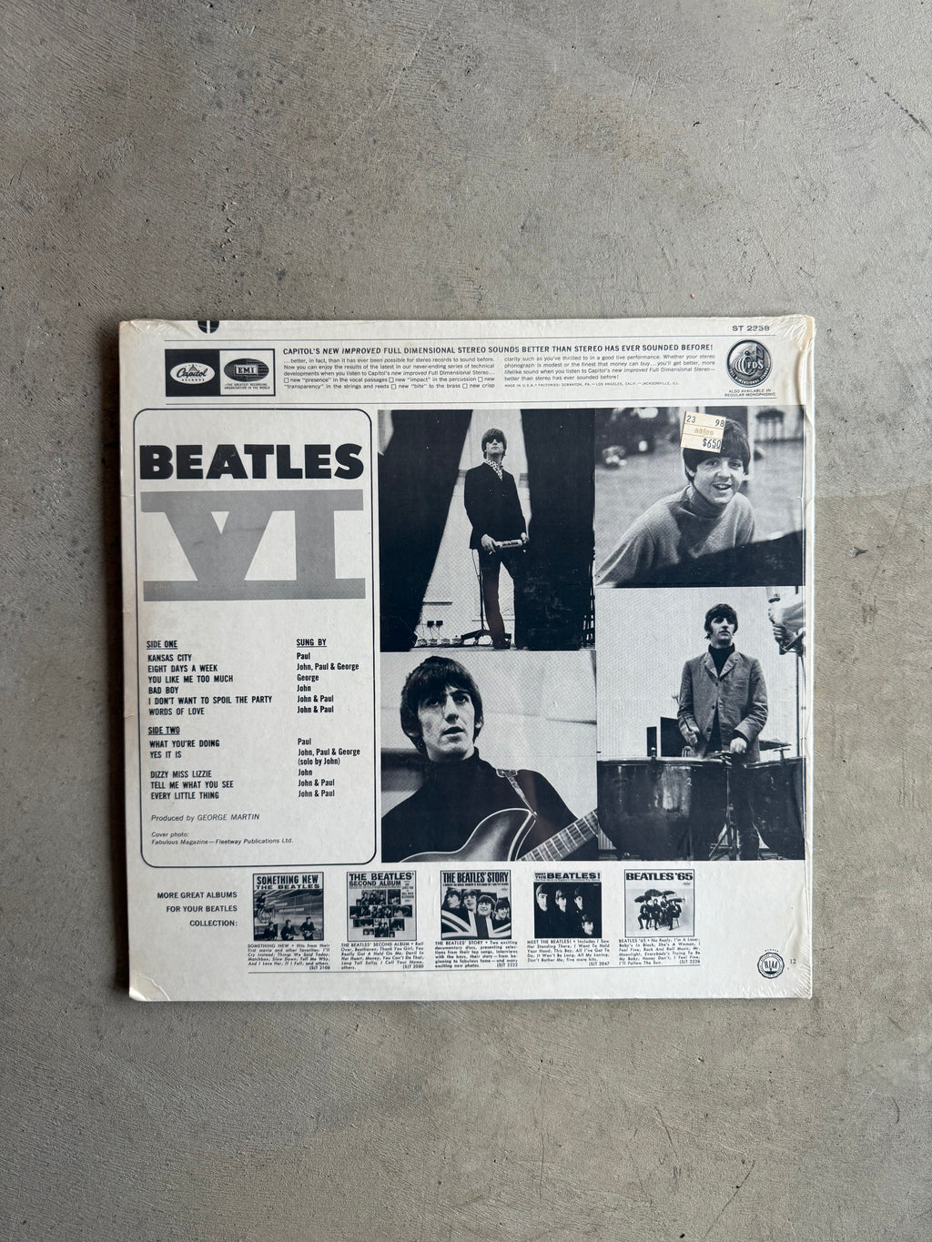 The Beatles • VI | Vintage SEALED LP