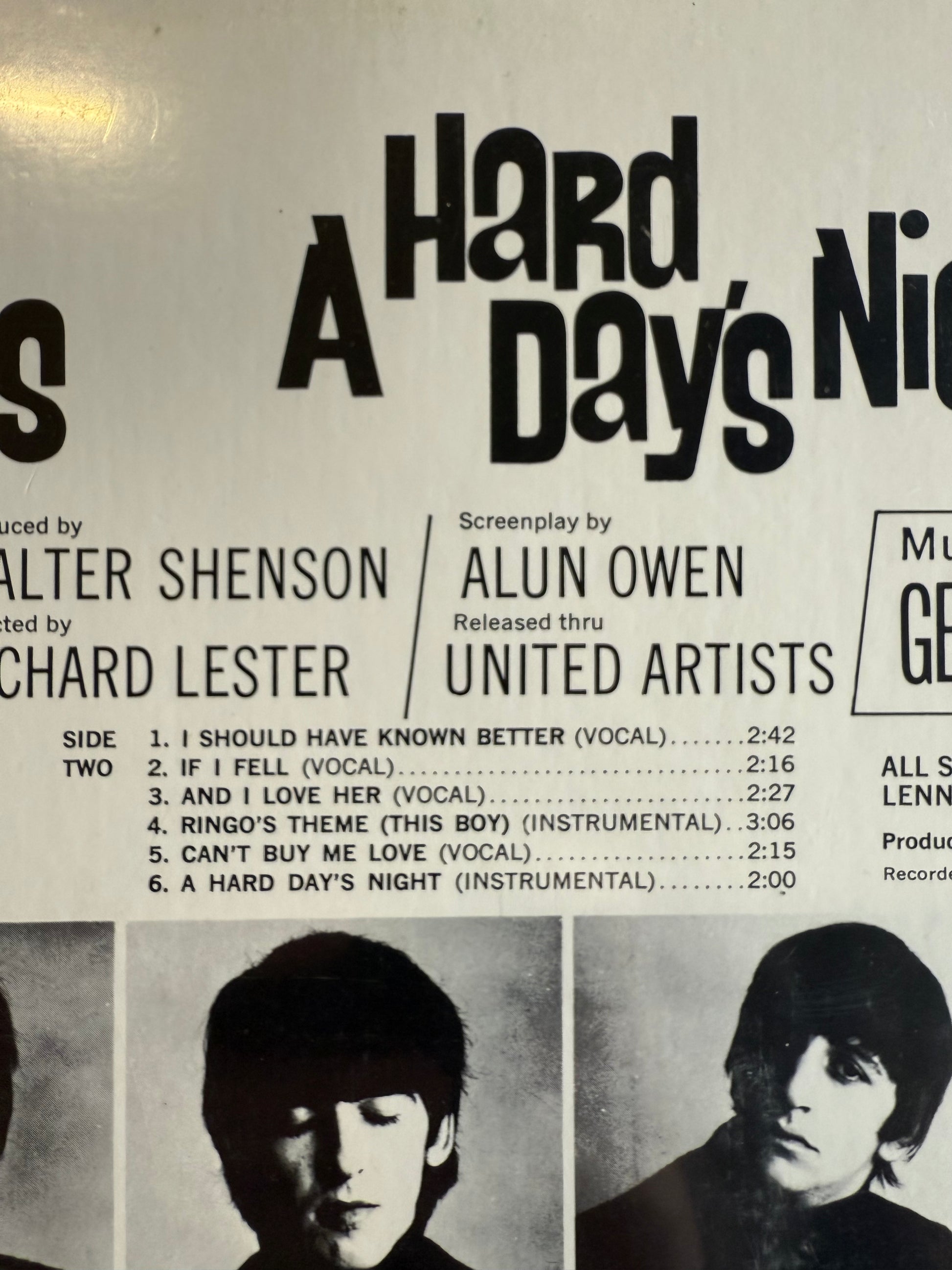 The Beatles • A Hard Day's Night (Original Motion Picture Sound Track) | Vintage 1980 SEALED LP